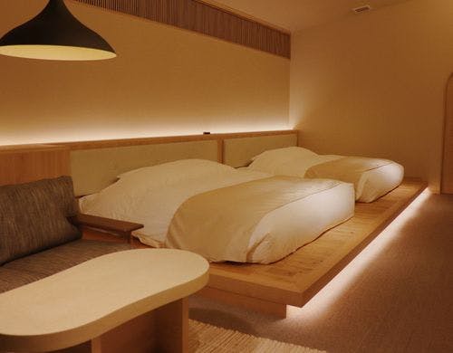 お部屋で愉しめる温泉を備えた特別室