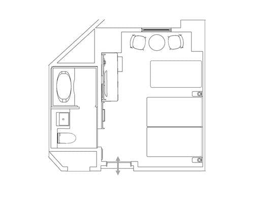 スーペリアツイン（3名利用）