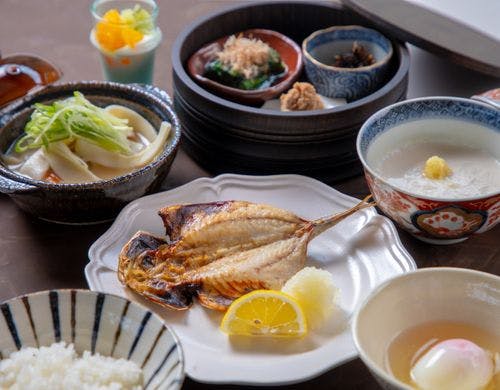 Image.湯布院の朝の食卓。