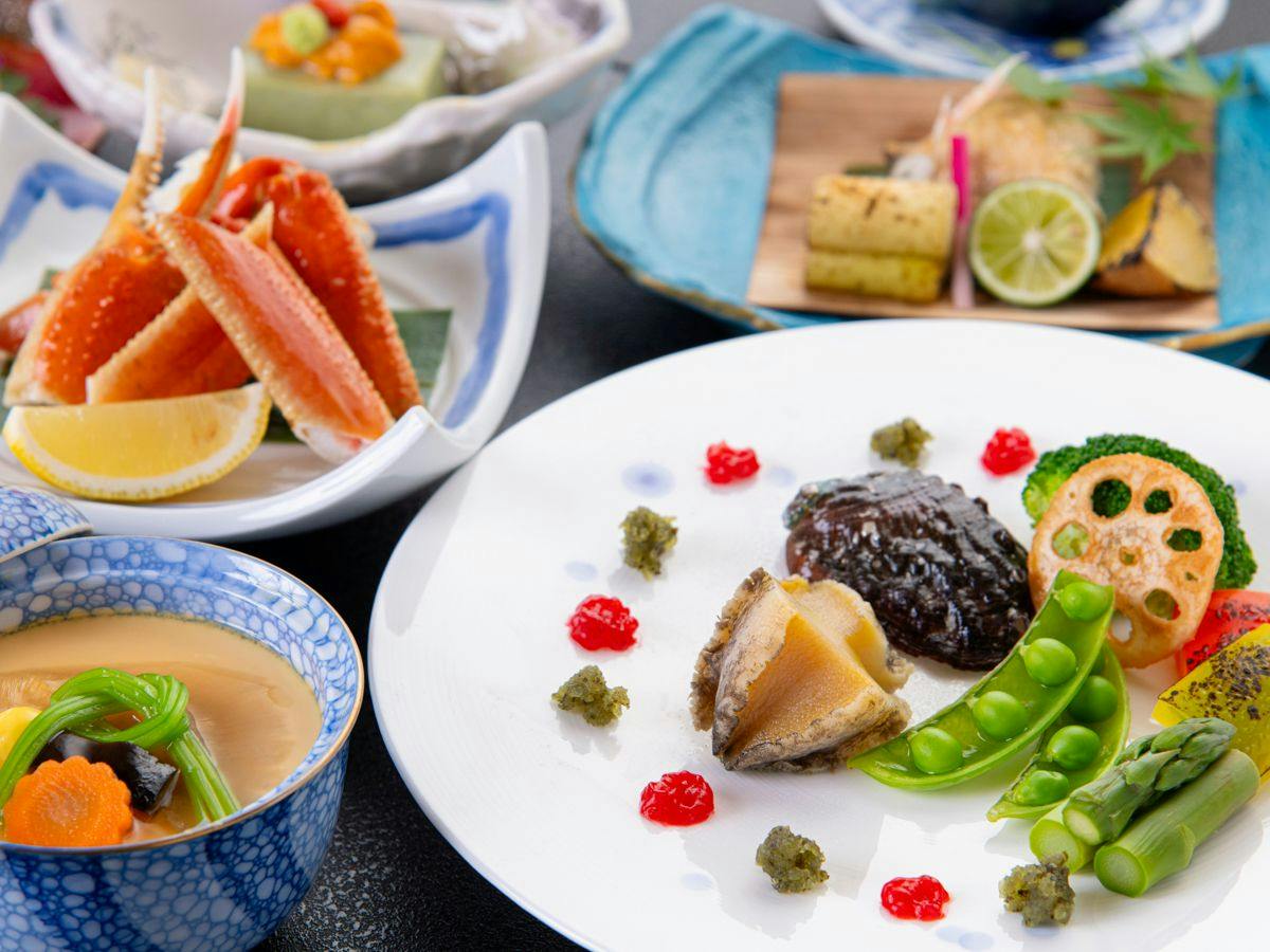 【特定日】【新潟たべなせ特別プラン】新潟爛漫｜のどぐろ×本ズワイ蟹×あわびなど【会場食】