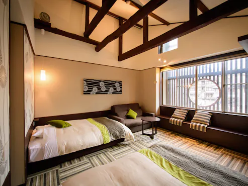 ห้องพักวิวบ่อน้ำพุร้อน