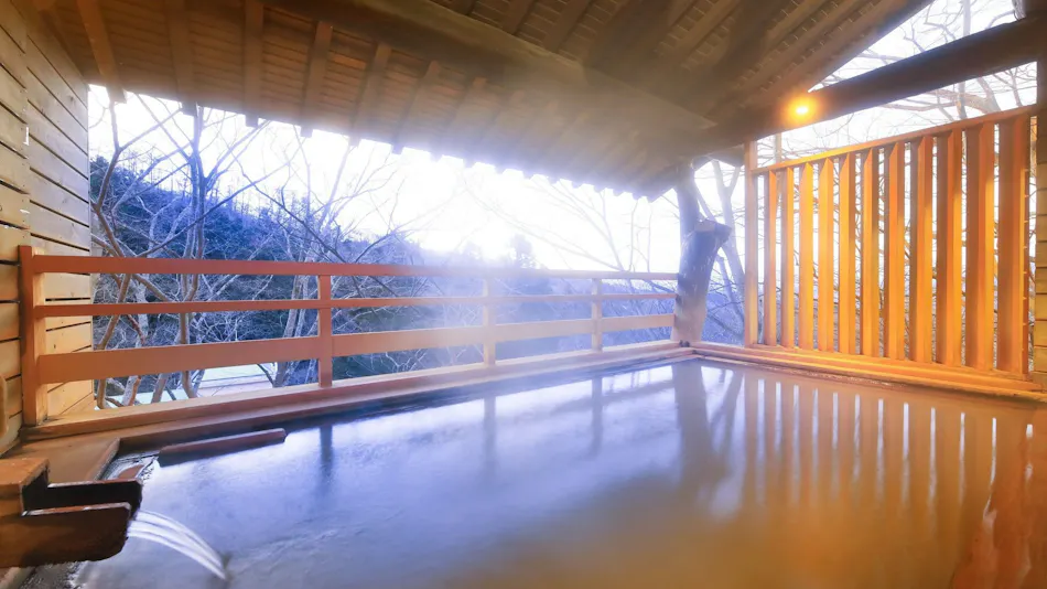 Kishigon Ryokan ~ Adjacent to Stone Steps Street, Rare Hot Spring "Golden Water" Inn ~