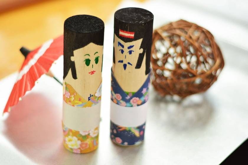 願いを込めて「道祖神」作り。