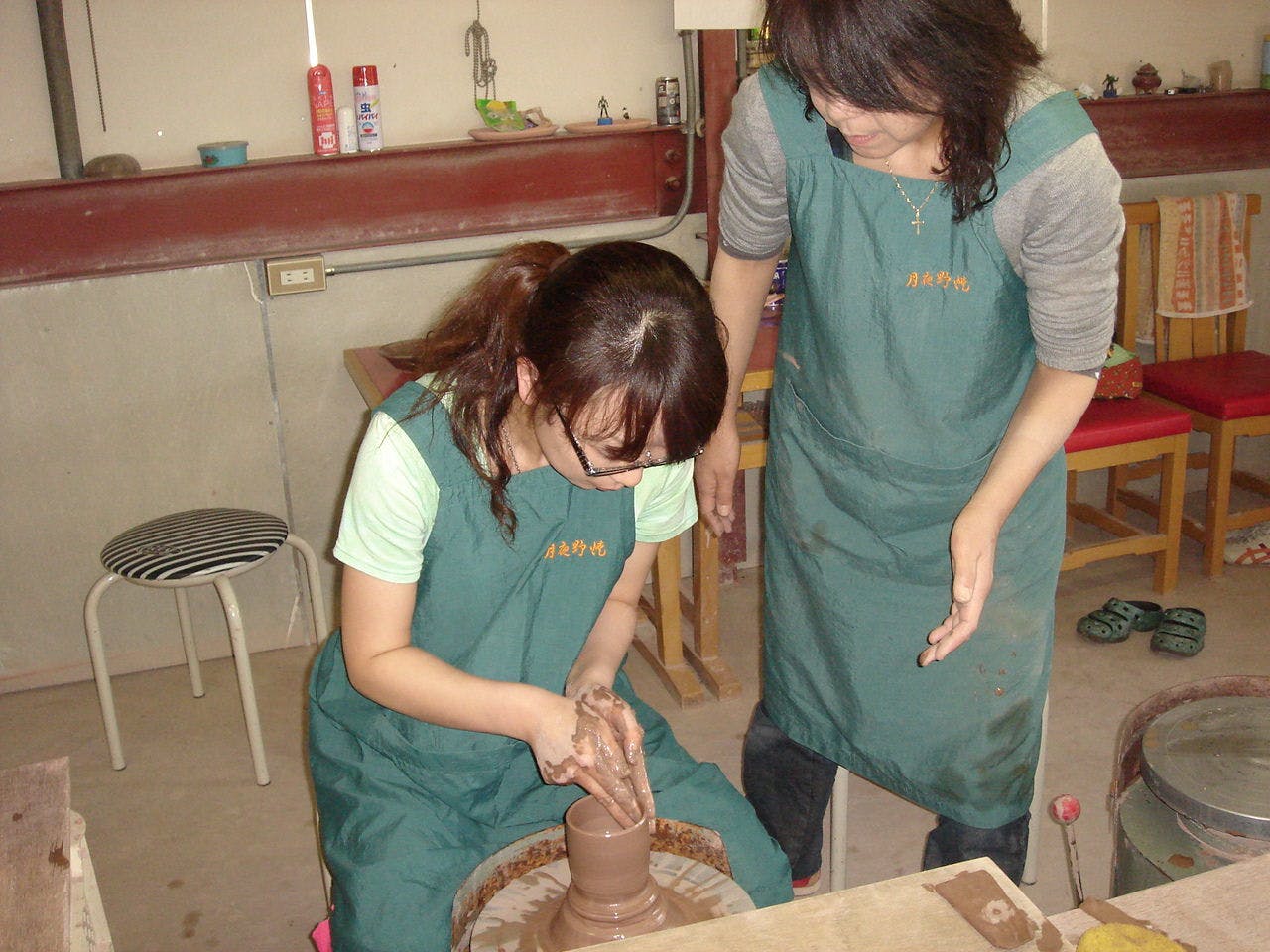 [ประสบการณ์เครื่องปั้นดินเผา Tsukiyono - ล้อไฟฟ้า]