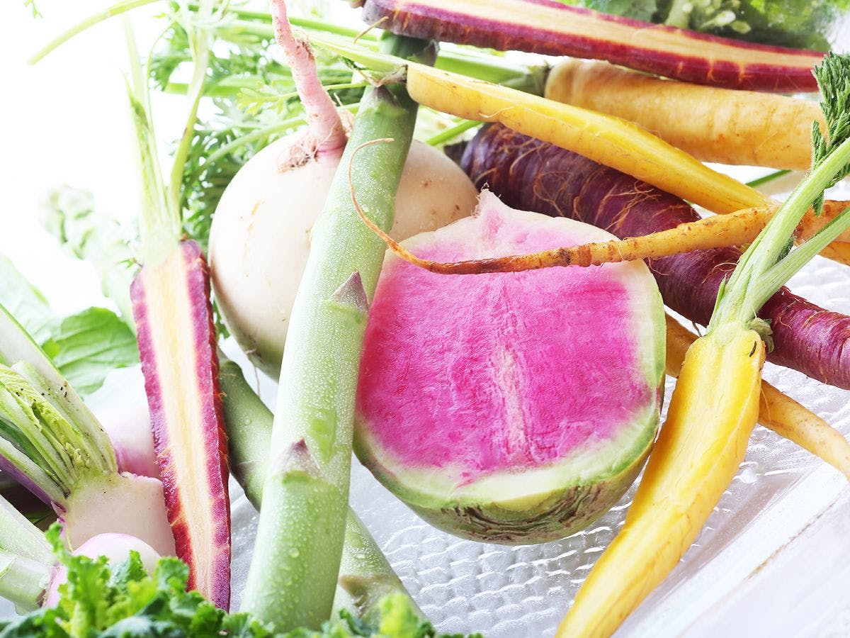 ・地産地消を目指し、地元のお野菜を使用