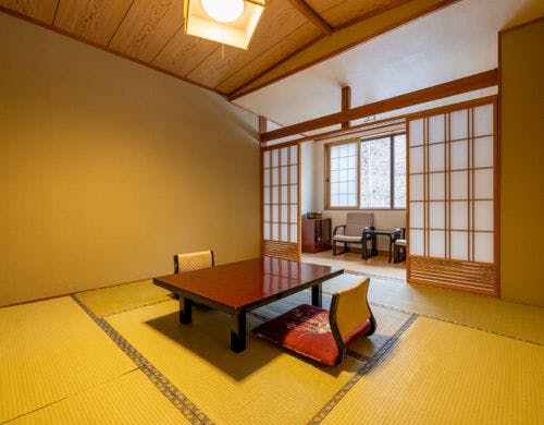 渓流を望む【和室８畳】別館１階　鉄筋建築