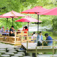 【山中温泉】鶴仙渓 川床(徒歩8分)