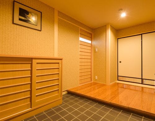 【半露天風呂付特別客室】玄関