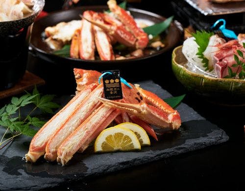 ブランド蟹・加能ガニ尽くし会席　1.5杯