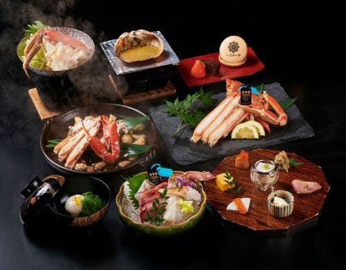 ブランド蟹・加能ガニ尽くし会席　1.5杯