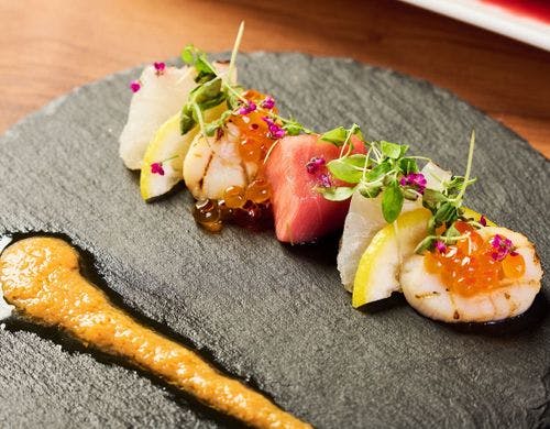【和フレンチ懐石（春）】旬魚カルパッチョ
