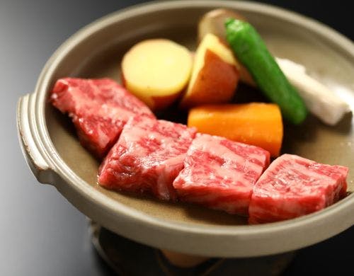 和牛サーロインの陶板焼き