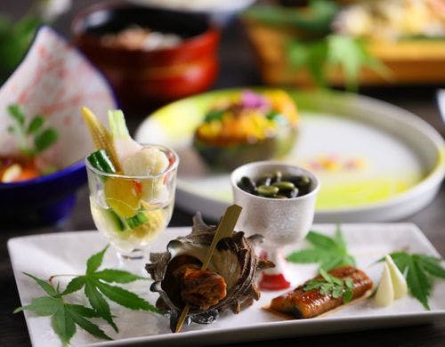 季節の食材を使用した前菜