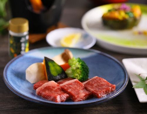 和牛サーロインの陶板焼き