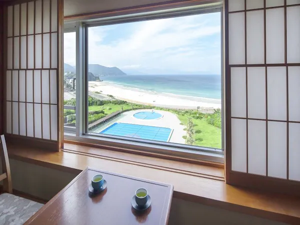 本館海側和室からの眺め(一例)