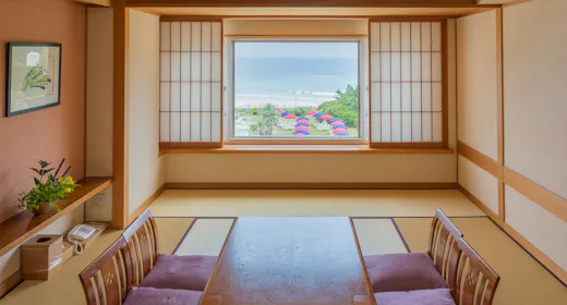 2階海側和室一例・眺めは良くありません