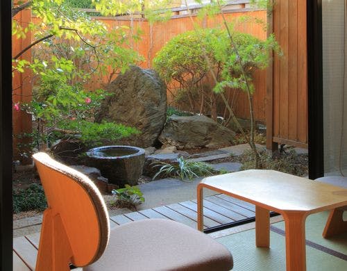 特別室「清澄」の専用のお庭