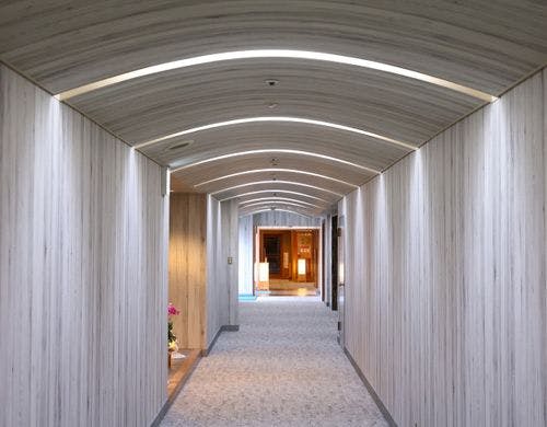 館内通路　大浴場・別邸美峰へ