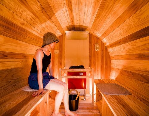 ONE SAUNAの国産バレルサウナでととのう