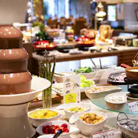 저녁 뷔페 ☆ 초콜릿 분수