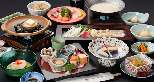 【リーズナブル:梅会席】ご夕食は控えめだからお財布に優しい<宇奈月らしいを感じるなら当館へ>