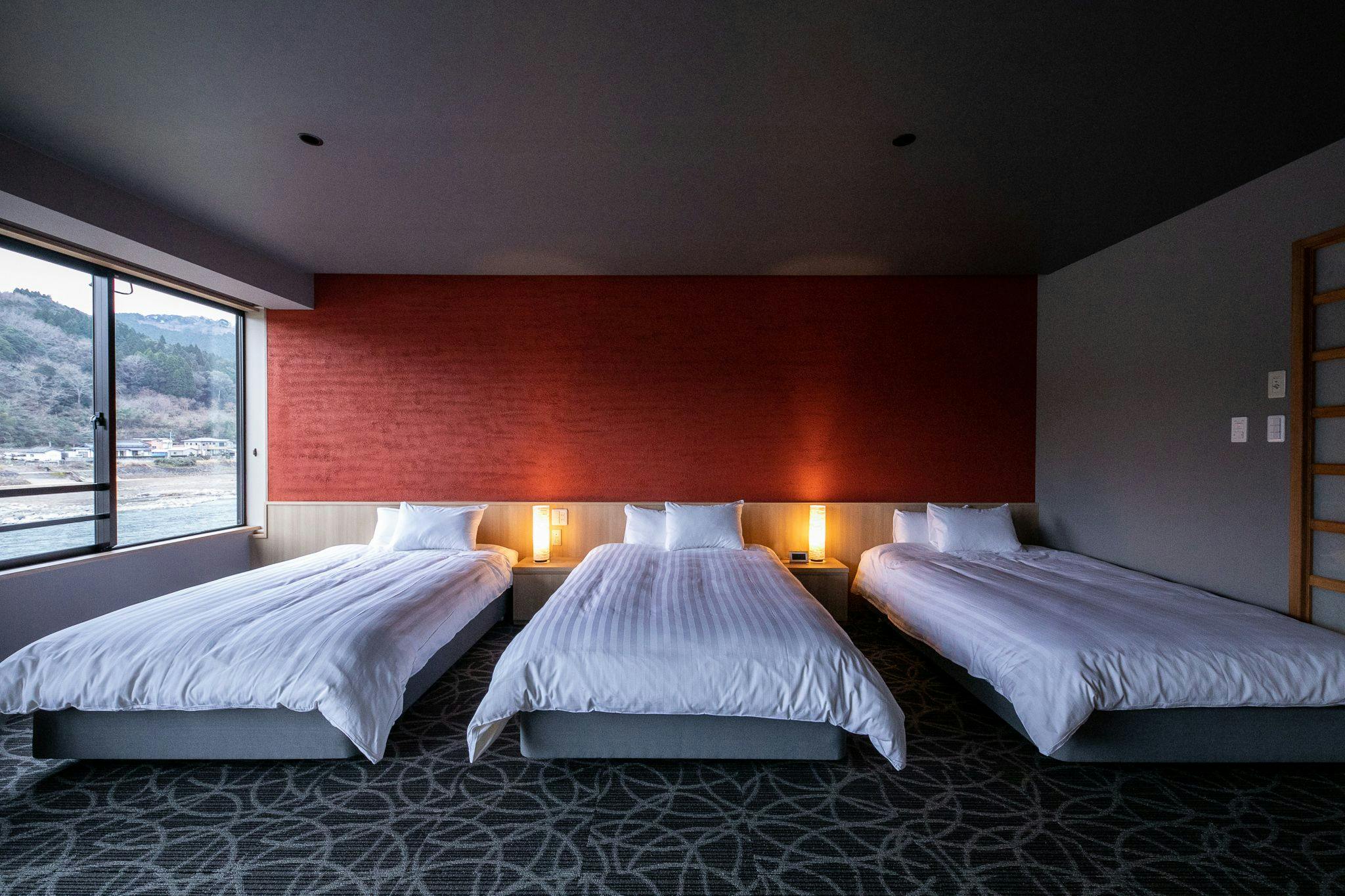 Bilik gaya Jepun dan Barat moden