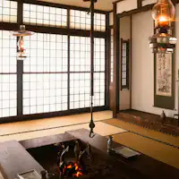 *情緒漂う囲炉裏