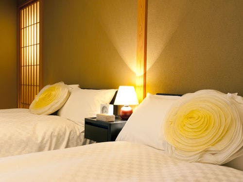 閑雲棟（本間＋次の間６畳はツインベッド）