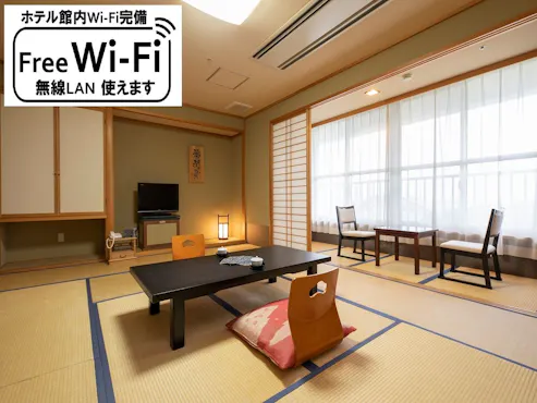 【อาคารตะวันออก ห้องสไตล์ญี่ปุ่น (ตัวอย่าง)】มี Wi-Fi ฟรีให้บริการ