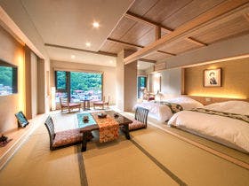 山みず季ＵＲＡＲＡつたや【絶景半露天風呂と美食を味わう宿】