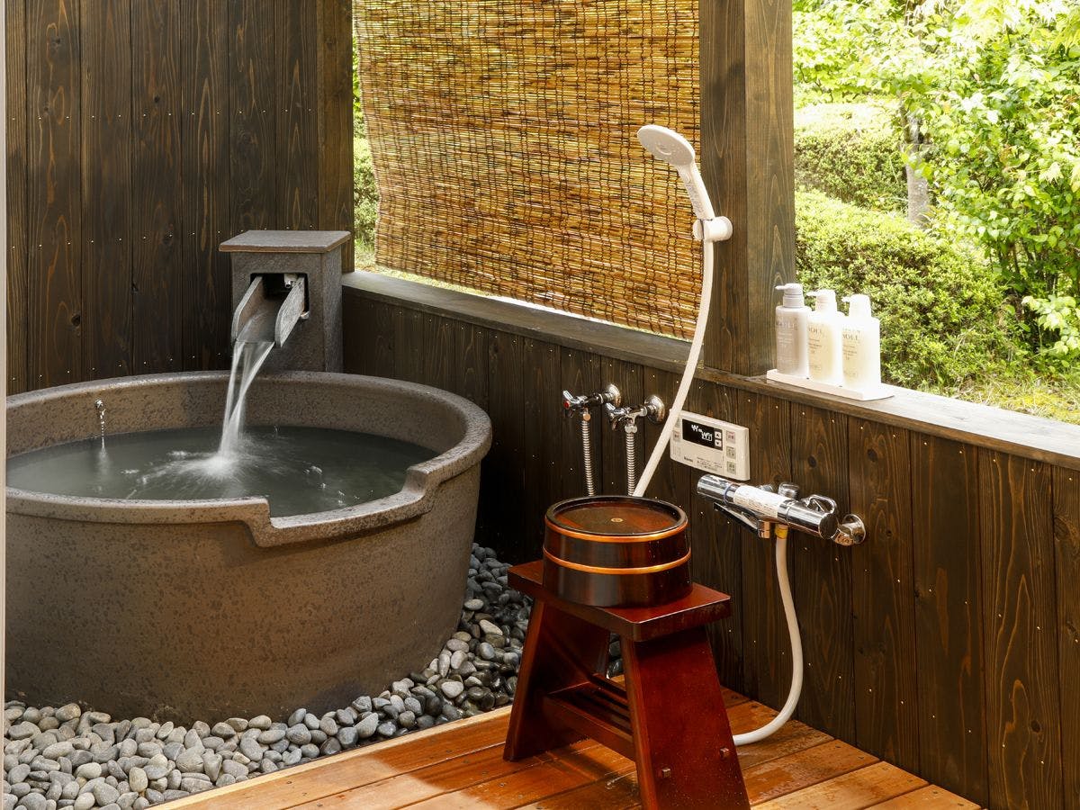 附露天温泉的高级客房 - 露天温泉图片