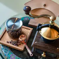 コーヒー豆は、潮雲オリジナルブレンド。