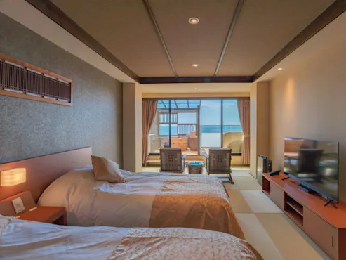 河津浜一望 レトロモダン角部屋~大島~