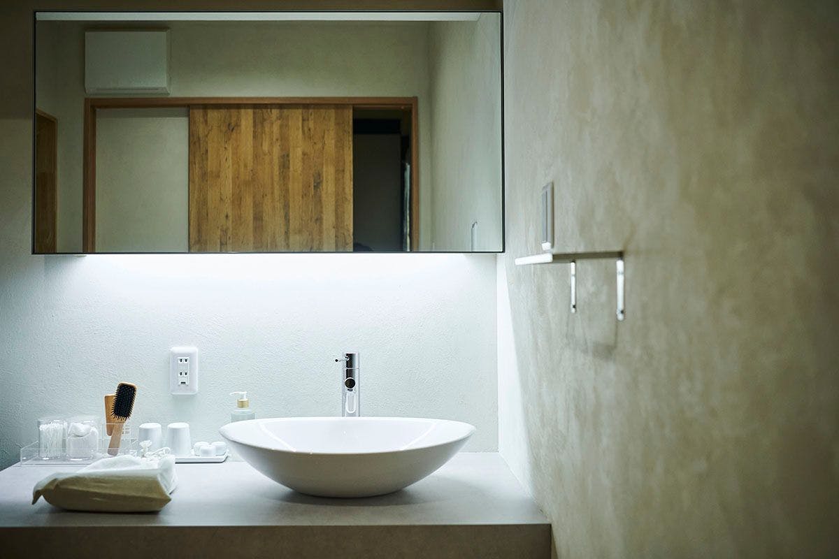 พื้นที่ล้างหน้ามีพื้นที่สำหรับติดตั้งเครื่องซักผ้าด้วย