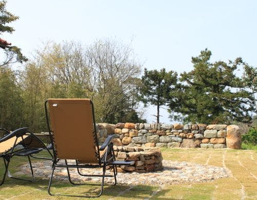 お庭のファイアピット