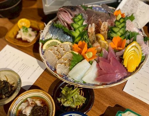 連泊プランの島の海鮮和食