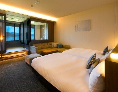 【デラックスツイン】ベッド