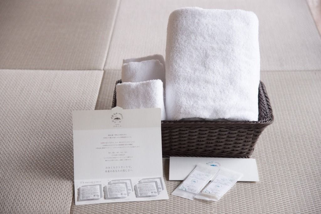 <アメニティ>タオル・スキンケア用品