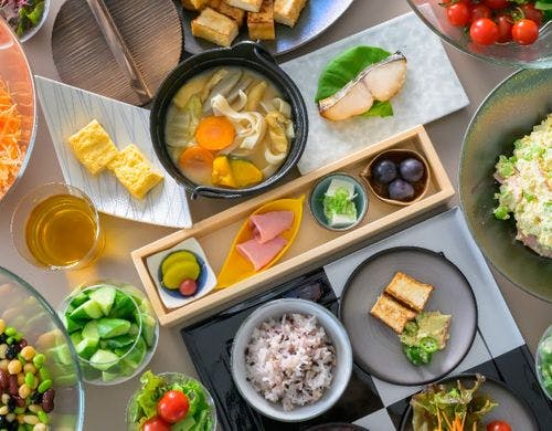 朝食バイキング