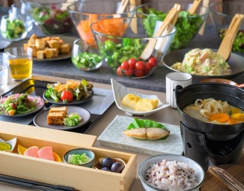 朝食バイキング