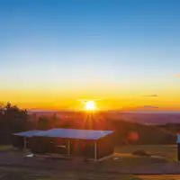 泉が丘からの朝日です。