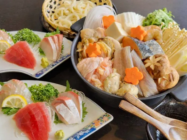 海鮮鍋とお刺身プランのご案内