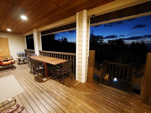 【夕暮れのラナイ】