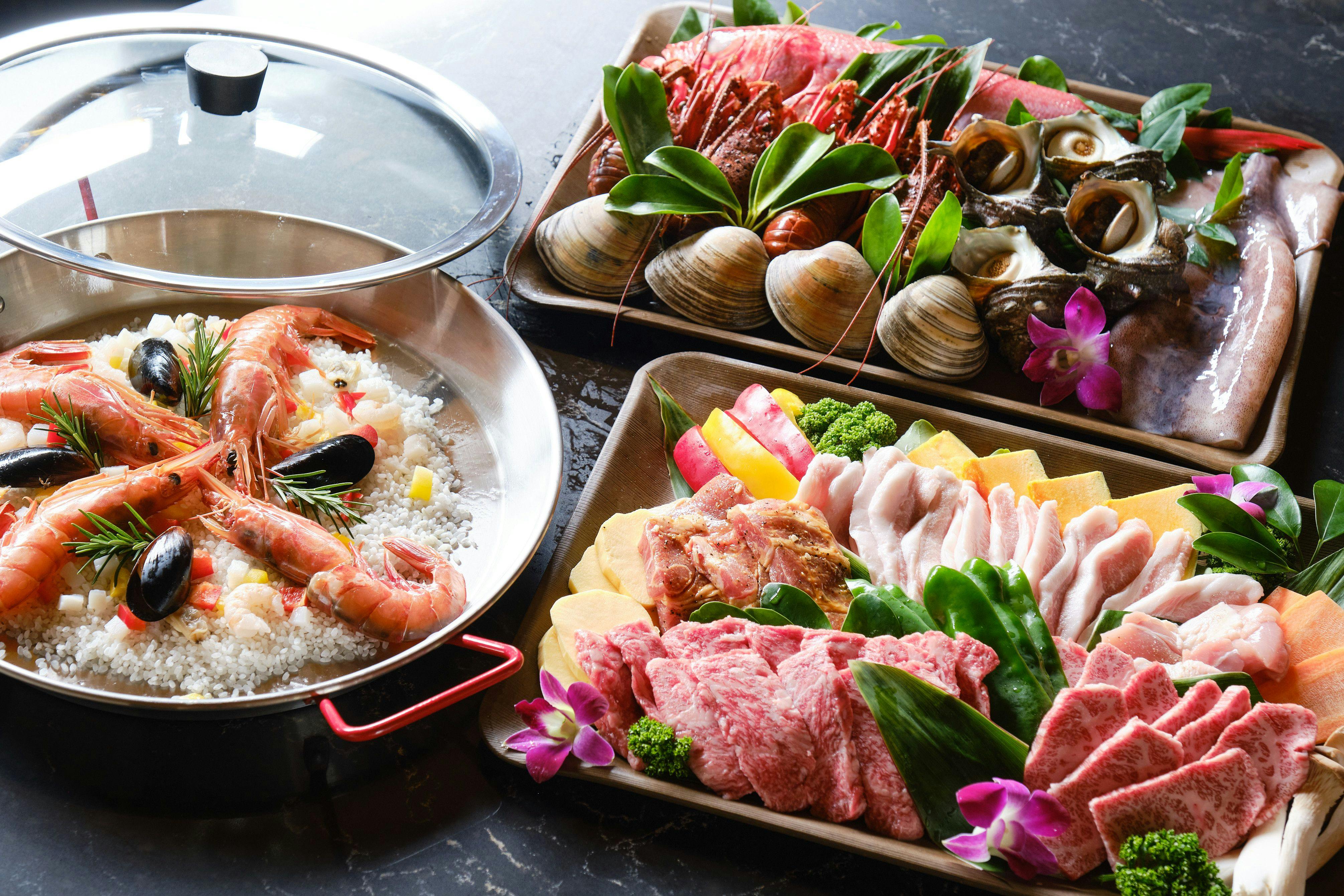 【夕朝食付】ハイグレードBBQ食材＋モーニングBOXプラン