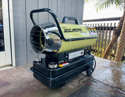 屋外用スポットヒーター　レンタル