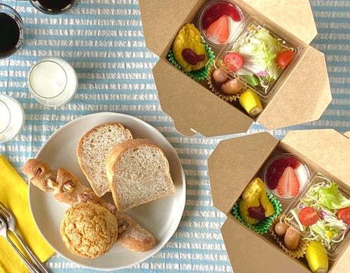 AWA CAFE　オリジナルモーニングBOX