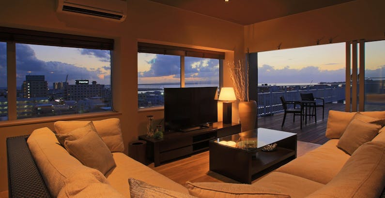 オーシャンビュー サンセットが楽しめるコンドミニアムスタイルホテル 素泊まり 禁煙 プラン スカイククル石垣島 一休 Comバケーションレンタル