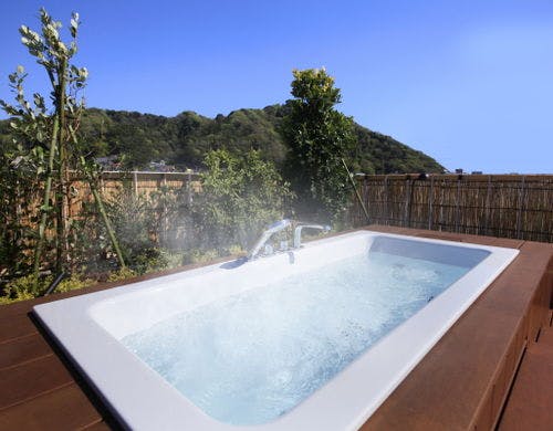 屋上ジャグジー