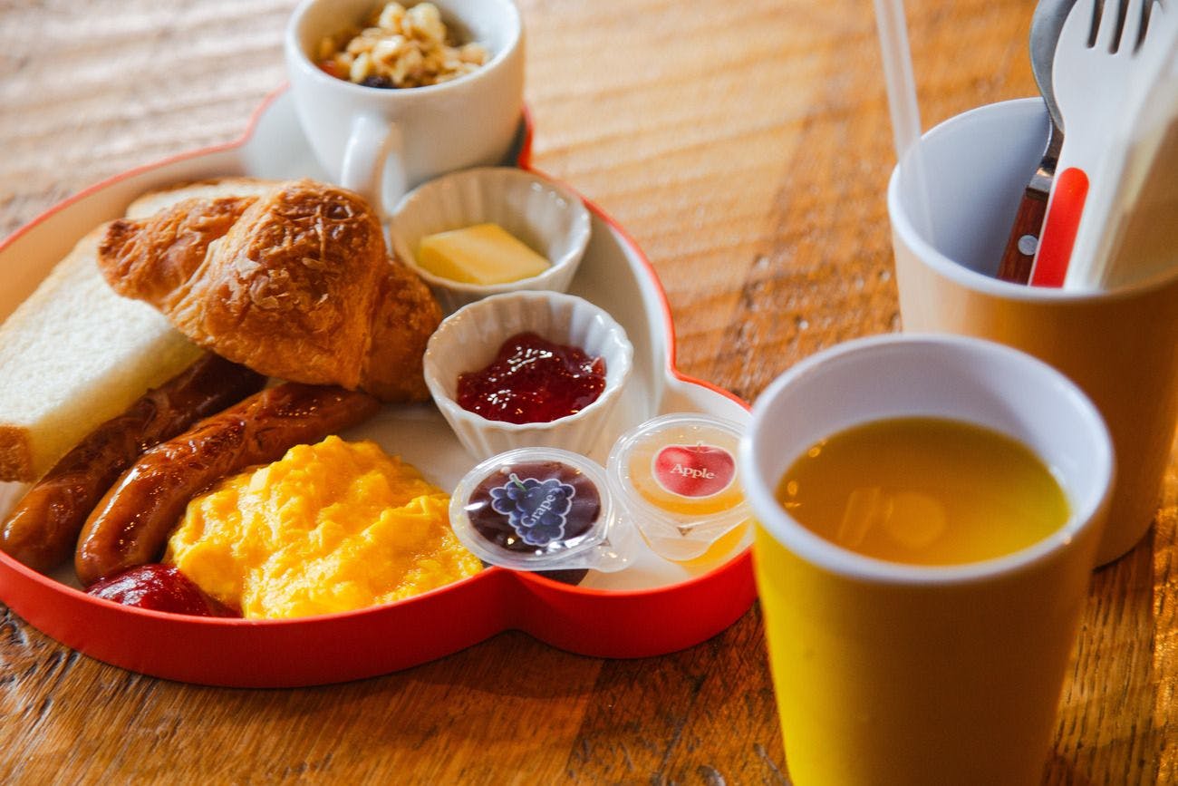 未就学児のお子様用の朝食となります