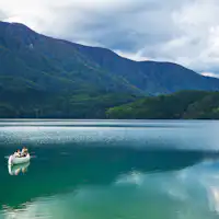 青木湖 湖上ランチ